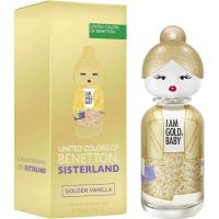 Colonia Sisterland Golden vainilla BENETTON, vaporizador 80 ml