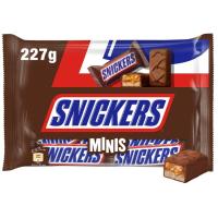 Chocolatina minis SNICKERS, paquete 227 g