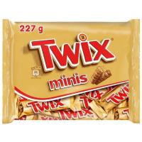 Chocolatina minis TWIX, paquete 227 g