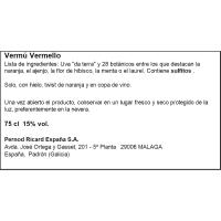Vermut Rojo PETRONI, botella 75 cl