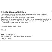 Melatonina en comprimidos SORIA NATURAL, caja 90 uds