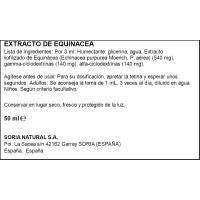 Extracto de equinácea XXL SORIA NATURAL, frasco 50 ml