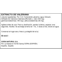 Extracto de valeriana XXL SORIA NATURAL, frasco 50 ml