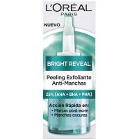 L`OREAL bright reveal peeling esfoliatzailea, tantak 25 ml