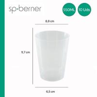 Vaso de sidra reutilizable 55 cl BERNER, pack 10 uds