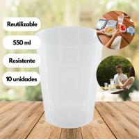 Vaso de sidra reutilizable 55 cl BERNER, pack 10 uds