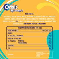 ORBIT REFRESHERS txikle tropikala, paketea 16 g