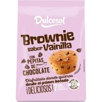 Choco-brownie vainilla DULCESOL, 7 uds, bolsa 175 g