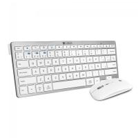 Pack teclado + raton inalambrico, silver, compact SUBBLIM