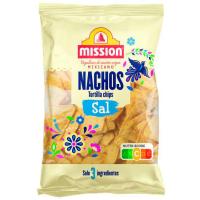 Nachos artesanos con sal MISSION, bolsa 200 g