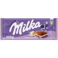 Chocolate cremoso con leche MILKA, tableta 100 g