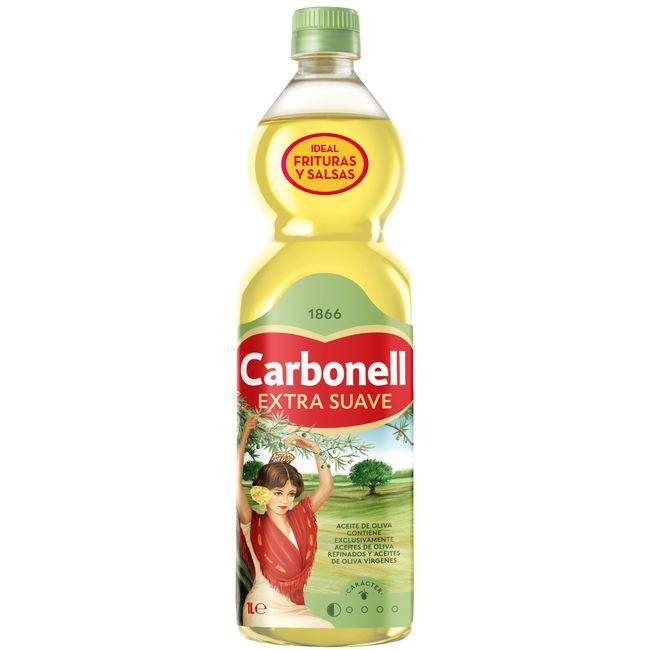 precios Aceite De Oliva Extra Suave Carbonell, Botella 1 Litro en Eroski