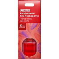 Ambientador olor frutos rojos para coche EROSKI, 1 ud