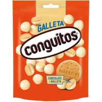 Galleta de chocolate blanco CONGUITOS, doypack 120 g