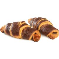 Croissant duo cacao EROSKI, 2 uds