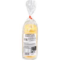 Rosquilla sabor limón EROSKI, paquete 250 g