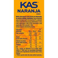 Refresco de naranja KAS, botella 2 litros
