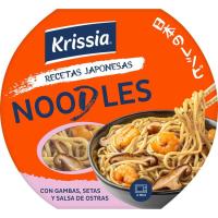 Noodles de gambas y setas KRISSIA, tarrina 210 g
