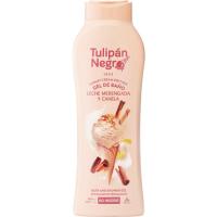 Gel de ducha leche merengada TULIPÁN NEGRO, bote 650 ml