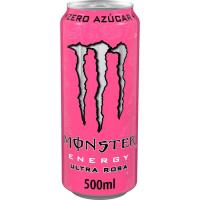 MONSTER ULTRA ROSÁ edari energetikoa azukrerik gabe, lata 50 cl