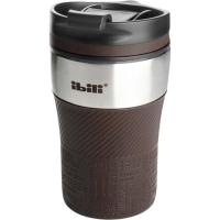 Vaso termo con tapa, acero inoxidable, Café IBILI, 260 ml