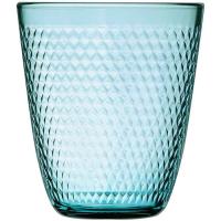 Vaso alto de vidrio labrado, azul claro Pampille LUMINARC, 31 cl