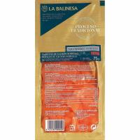 Taquitos de salmón ahumado noruego LA BALINESA, sobre 75 g