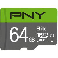 Tarjeta microSD de 64GB, Elite PNY