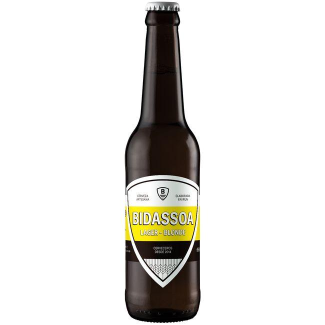 precios Cerveza Lager Bidassoa, Botellín 33 Cl en Eroski