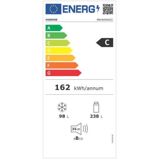 Frigorifico combi inox RB440N4ACC HISENSE