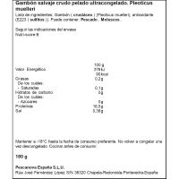 PESCANOVA ganboi zuritua, erretilua 180 g