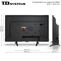 TV Led 24" HD Smart K24DLC19GLE TD SYSTEMS