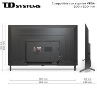 TD SYSTEMS K43DLX19GLE 19K Smart Led telebista 43" 4K UHD