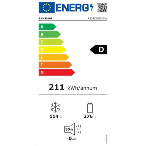 Frigorifico Combinado RB38C605DWW/EF SAMSUNG