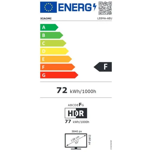 TV Led 55" 4K Smart A2025 55 XIAOMI