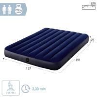 Colchón hinchable Dura Beam Standard Classic Downy INTEX, 137x191x25 cm