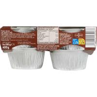 Flan café EROSKI, pack 4x100 g