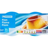 EROSKI % 0 arrautza flana, sorta 4x100 g