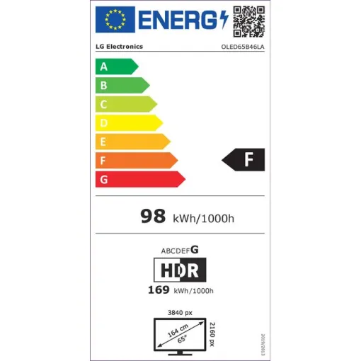 Televisión Oled 65" 4K Smart 65B46LA LG