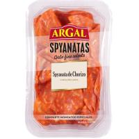 Chorizo corte fino SPYANATAS ARGAL, bandeja 80 g