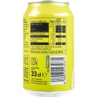 Refresco limón EROSKI, lata 33 cl