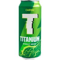 Bebida energética TITANIUM CARIBE, lata 50 cl