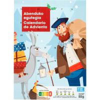 Calendario Olentzero EROSKI, 1 ud, 50 g