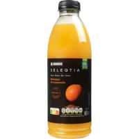 Zumo de naranja exprimido SELEQTIA, botella 1 litro