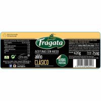 Aceituna verde con hueso estilo clásico FRAGATA, frasco 250 g