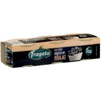 Aceituna negra en rodajas FRAGATA, pack 3x50 g