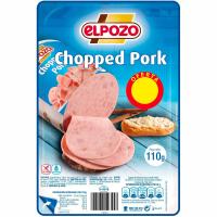 Chopped pork en lonchas ELPOZO, bandeja 100 g