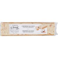 Turrón cremoso de coco crujiente alargado VICENS, tableta 300 g