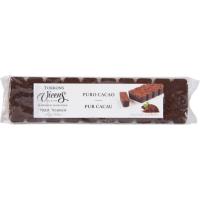 Turrón puro cacao alargado VICENS, tableta 300 g