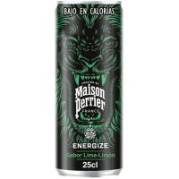 Bebida energética lima-limón MAISON PERRIER, lata 25 cl